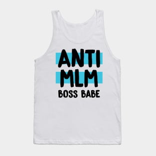 Anti MLM Boss Babe Tank Top